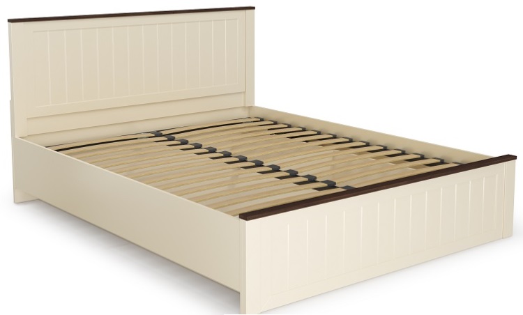 Фото Кровать двуспальная Прованс 37.25-01 (СМ 140х200) с подъемным механизмом от производителя Олмеко в Крыму по цене 25 880 ₽