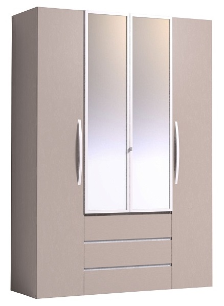 Фото Шкаф Брауни (Brownie)-555 (160) четырехдверный от производителя Глазов в Крыму по цене 49 580 ₽