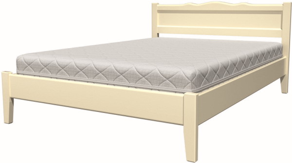 Фото Кровать двуспальная Карина-7 (СМ 160х200) без основания с универсальными царгами от производителя Браво-мебель в Крыму по цене 15 210 ₽