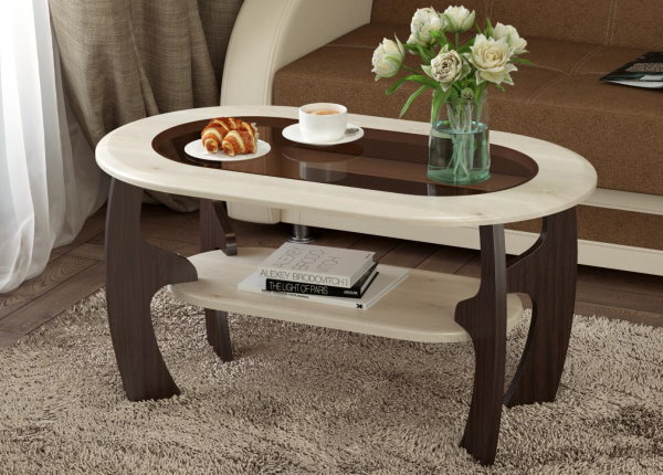 Фото Стол журнальный Маджеста-2 в Крыму по цене 6 650 ₽ от производителя Олмеко, код товара  шт Фото Стол журнальный Маджеста-2 от производителя Олмеко в Крыму по цене 6 650 ₽