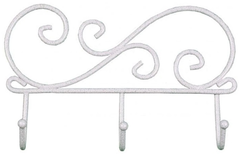 Фото Вешалка настенная Кружева 3 от производителя Завод металлических изделий в Крыму по цене 230 ₽