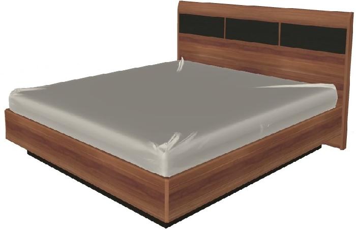 Кровать односпальная Мелисса КР-1801 (СМ 120х200) с подъемным механизмом ( 120х200 , ЛДСП/МДФ , слива валлис комбинированный , с подъемным мех. , с коробом , без матраса (Лером) )