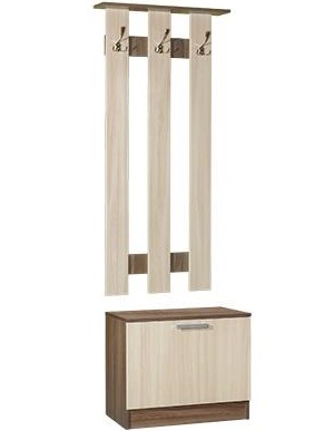 Фото Вешалка с тумбой малая Машенька от производителя Мебель Маркет в Крыму по цене 5 530 ₽