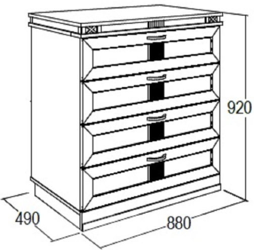 Фото Комод №1 Ольга-18 от производителя Фант-мебель в Крыму по цене 12 610 ₽
