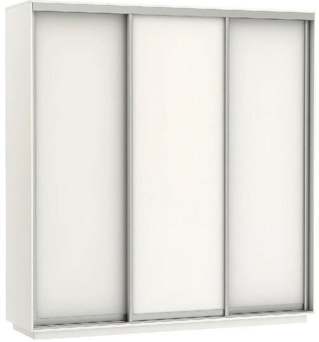 Шкаф-купе Экспресс Трио Элемент (2,4х0,6х2,4 - 3 двери) (Материал дверей:лдсп, цвет дверей:белый снег, цвет каркаса:белый снег (Мебельная компания Е1) )