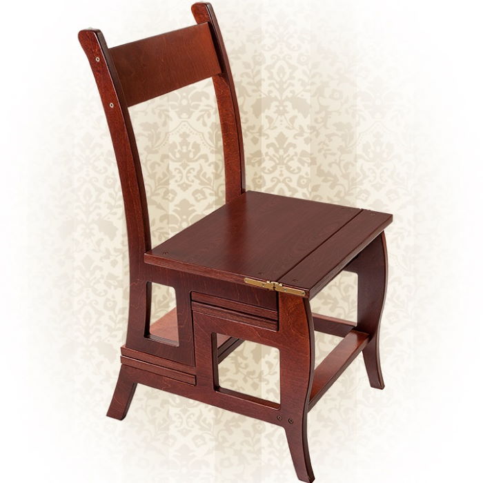 Стул-трансформер Турин (, красное дерево, квадратное (Верона) )