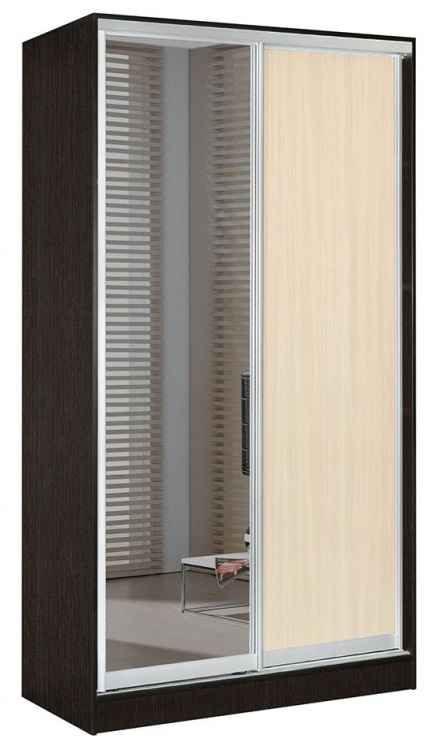 Фото Шкаф-купе Оскар 1.5 (1,2х0,6х2,3 - 2 двери) от производителя Мебель Маркет в Крыму по цене 37 850 ₽