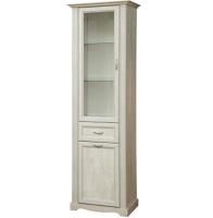 Шкаф-витрина 32.06 Сохо (бетон пайн белый-бетон пайн патина (Олмеко) ) в Крыму от производителя 