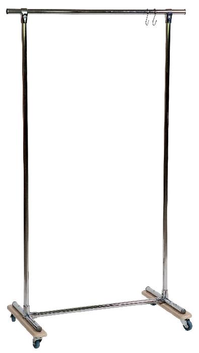 Вешалка гардеробная Ольстер 900 (дуб беленый-хром (Калифорния) )