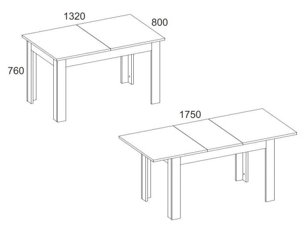 Фото Стол раздвижной Брасс (Brass) от производителя Анрэкс в Крыму по цене 16 170 ₽