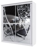 Фото shkaf-kupe-v-spalnyu шкаф-купе №19 волна (1,5 - 2 двери) производитель SV-мебель