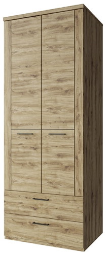 Фото Шкаф 2DG2S Дорсет (Doorset) (80) двухдверный от производителя Анрэкс в Крыму по цене 25 870 ₽