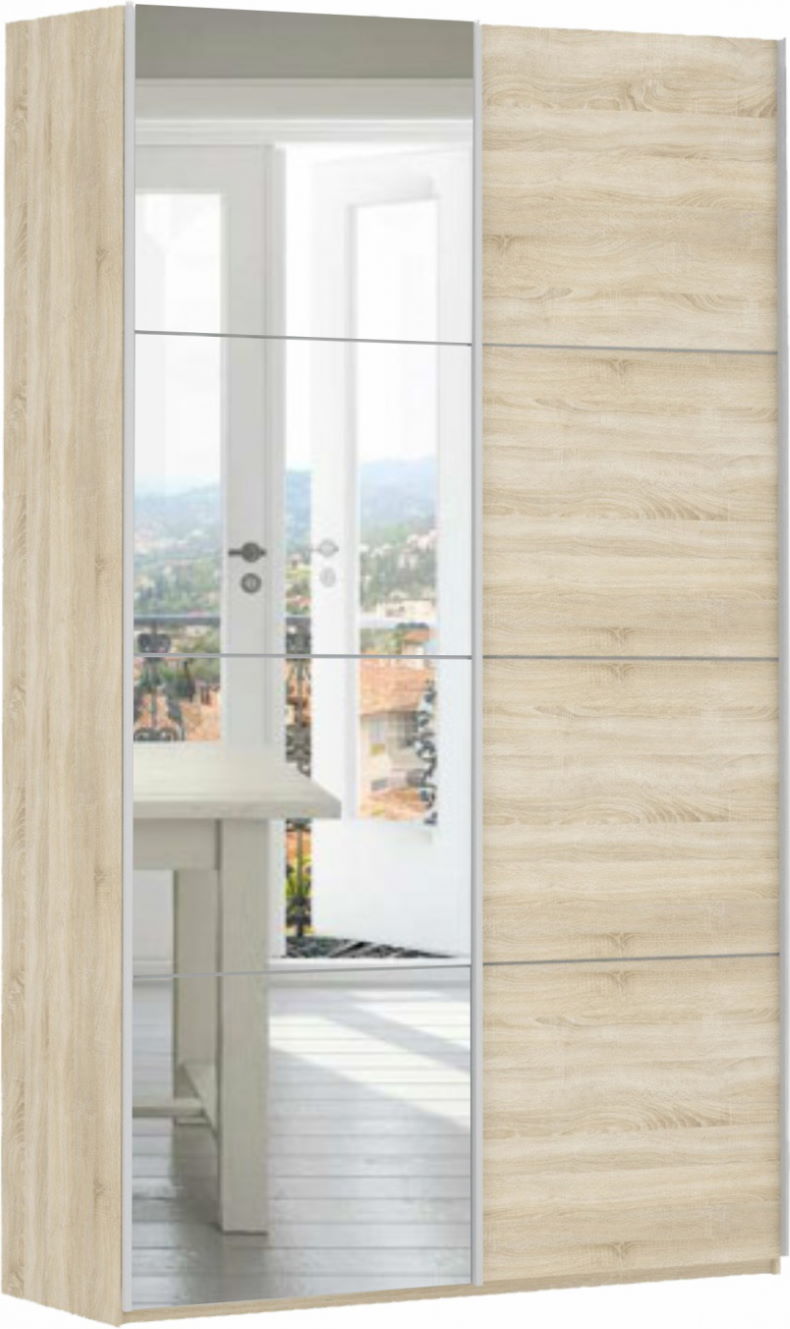 Фото Шкаф-купе Прайм (1,4 - 2 двери) от производителя Мебельная компания Е1 в Крыму по цене 35 210 ₽