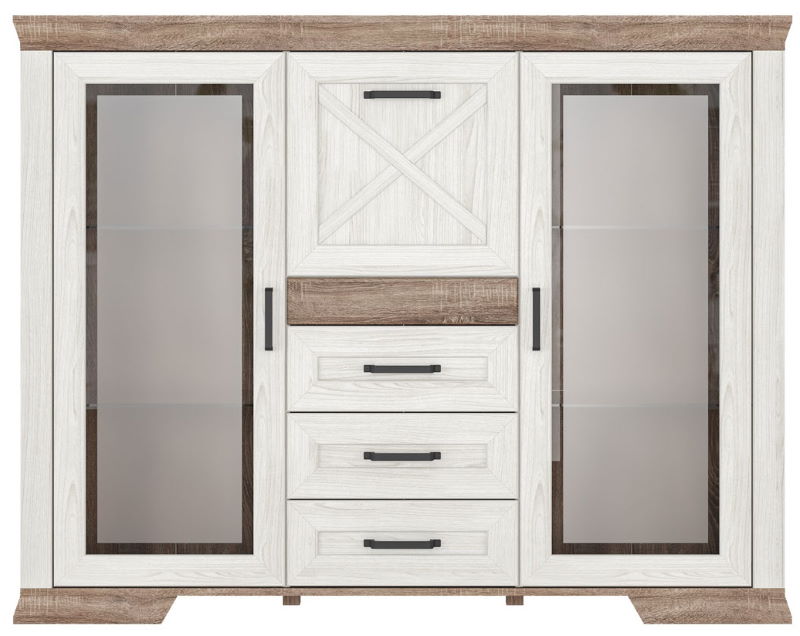 Фото Тумба Marselle KOM2W3S1K от производителя Black Red White (БРВ) в Крыму по цене 44 750 ₽