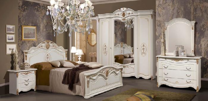 Кровать двуспальная Джаконда (СМ 180х200) с основанием ( 180х200 , ЛДСП/МДФ , белый  , без подъемного мех. , без ящиков , без матраса (Слониммебель) )