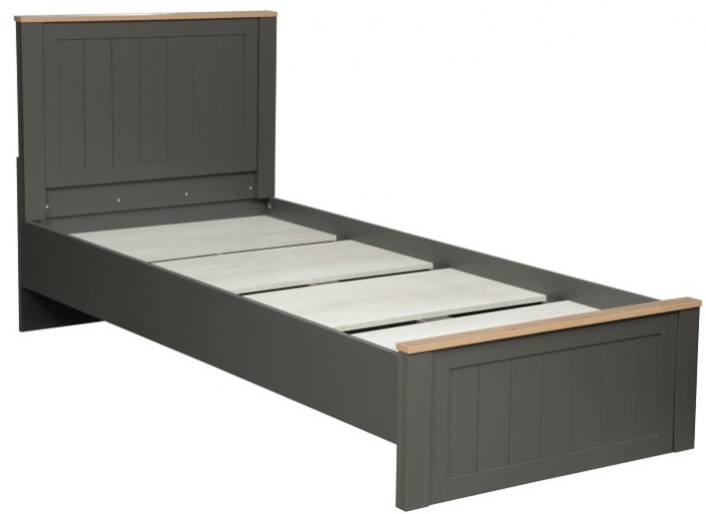 Фото Кровать односпальная Прованс 37.22 (СМ 90х200) комплектуется настилом от производителя Олмеко в Крыму по цене 14 860 ₽