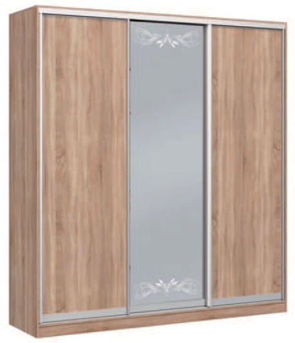 Фото Шкаф-купе Оскар 3.6 (1,77х0,6х2,4 - 3 двери) от производителя Мебель Маркет в Крыму по цене 57 400 ₽