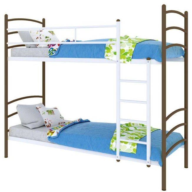 Фото Кровать двухъярусная Милана Duo (СМ 90х190) трубка металл от производителя Милсон в Крыму по цене 16 460 ₽