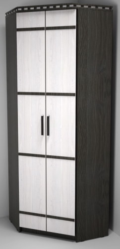 Фото Шкаф Ольга-13 (80) угловой  от производителя Фант-мебель в Крыму по цене 12 040 ₽