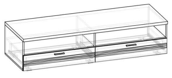 Фото Тумба ТВ Лотос ТБ-808 от производителя Сантан в Крыму по цене 6 260 ₽