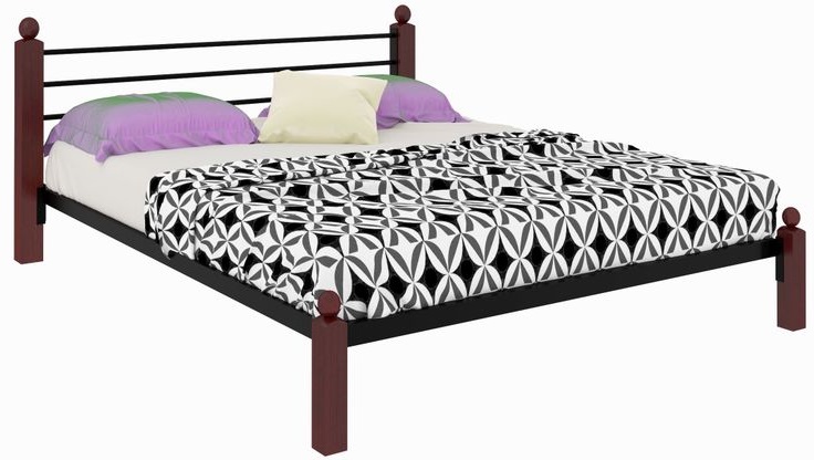 Фото Кровать двуспальная Милана Lux (СМ 180х200) трубка металл от производителя Милсон в Крыму по цене 19 680 ₽