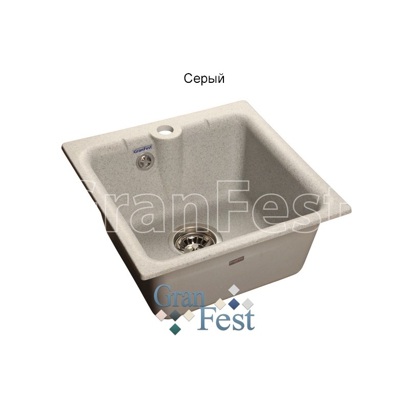 Фото Мойка Granfest GF-P420 (ГР 420х420хh200) (шир.ящ.min 400) от производителя Granfest в Крыму по цене 3 680 ₽