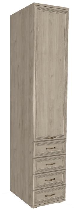 Шкаф Карина ШК-1024 (45) однодверный (гикори джексон светлый, гикори джексон светлый,(Лером))