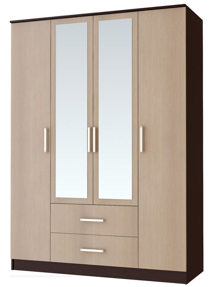 Фото Шкаф Фиеста (160) четырехдверный от производителя БТС  в Крыму по цене 15 590 ₽