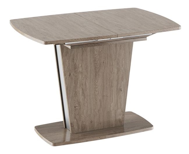 Стол обеденный Ливерпуль тип1 (лдсп, лдсп-дуб сонома трюфель,  дуб сонома трюфель, дуб сонома трюфель-металлик (ТриЯ) ) Стол обеденный Ливерпуль тип1 (лдсп, лдсп-дуб сонома трюфель,  дуб сонома трюфель, дуб сонома трюфель-металлик (ТриЯ) )