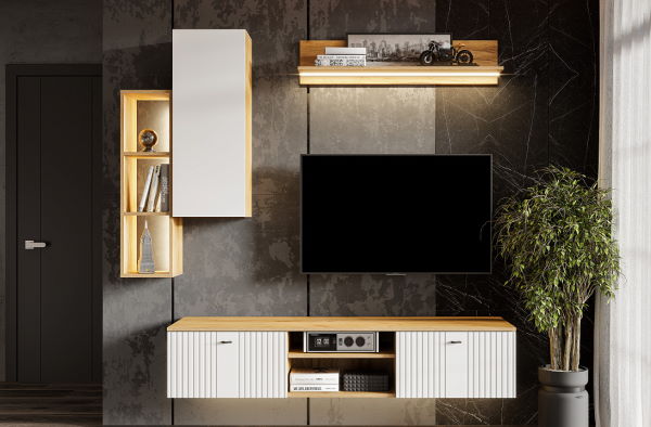 Фото Шкаф навесной Милан от производителя SV-мебель в Крыму по цене 5 020 ₽