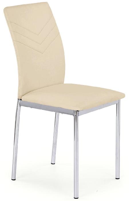 Стул Halmar K137 ( Обивка стула:экокожа , хром, бежевый (Halmar ) )